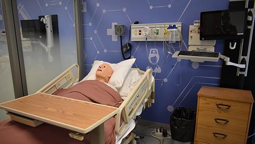 Hal manikin in the SIM Lab